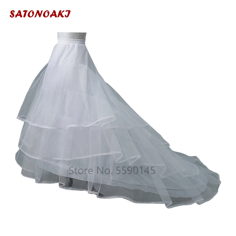 White Or Black Petticoats For Wedding Dresses Long Tail Two Crinoline Three Layers Yarn Accessories Bridal Underskirt Sottogonna
White Or Black Petticoats For Wedding Dresses Long Tail Two Crinoline Three Layers Yarn Accessories Bridal Underskirt Sottogonna