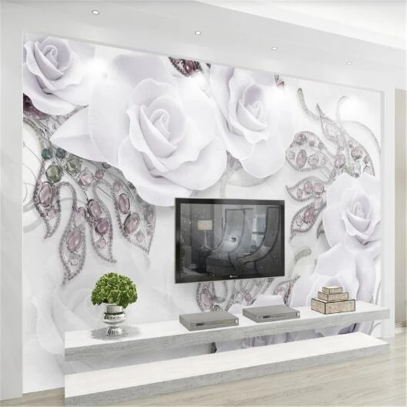 beibehang Custom wallpaper 3D mural photos Nordic modern minimalist jewelry flowers TV home background wall papel de parede
beibehang Custom wallpaper 3D mural photos Nordic modern minimalist jewelry flowers TV home background wall papel de parede