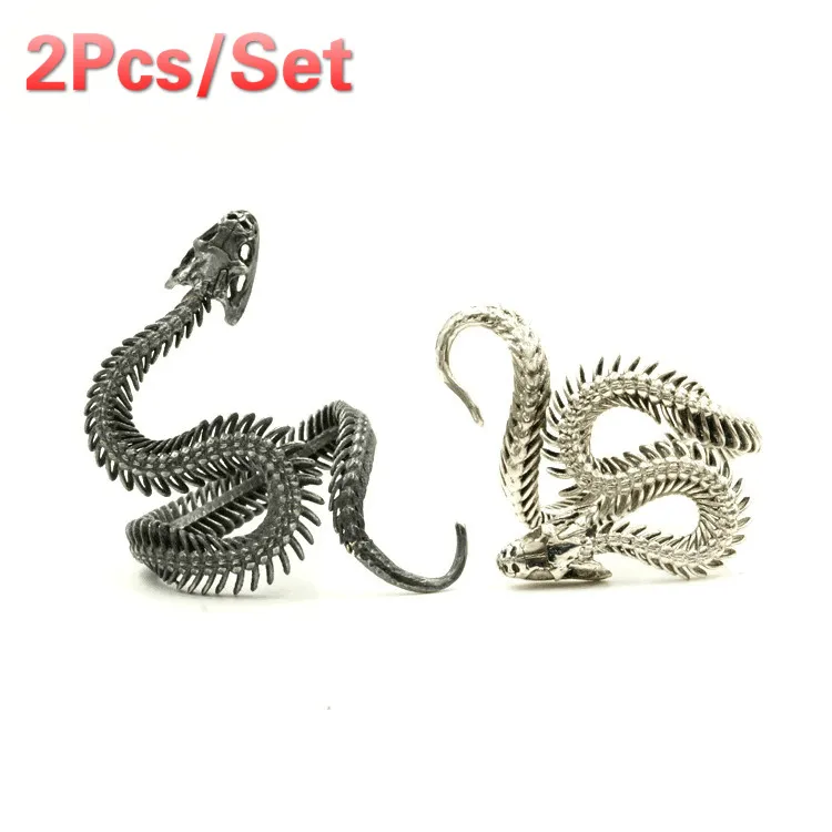 Vintage Silver Color Double Snake Rings Set for Men Women Adjustable Ring Punk Party Jewelry Fashion Accessories Gifts
Vintage Silver Color Double Snake Rings Set for Men Women Adjustable Ring Punk Party Jewelry Fashion Accessories Gifts