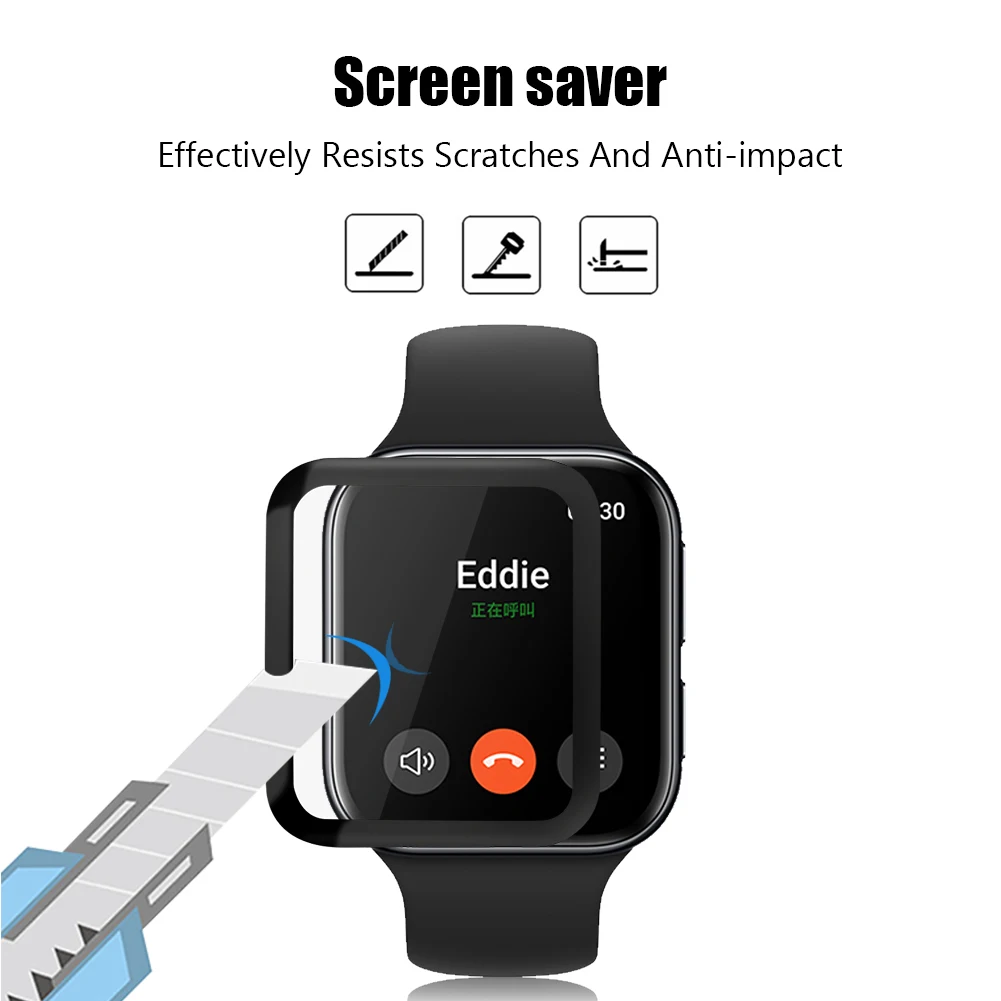 Clear Tempered Glass Screen Protector 2x Smart Watch Clear Display Screen Cover Protective Film for OPPO Watch 46mm
Clear Tempered Glass Screen Protector 2x Smart Watch Clear Display Screen Cover Protective Film for OPPO Watch 46mm