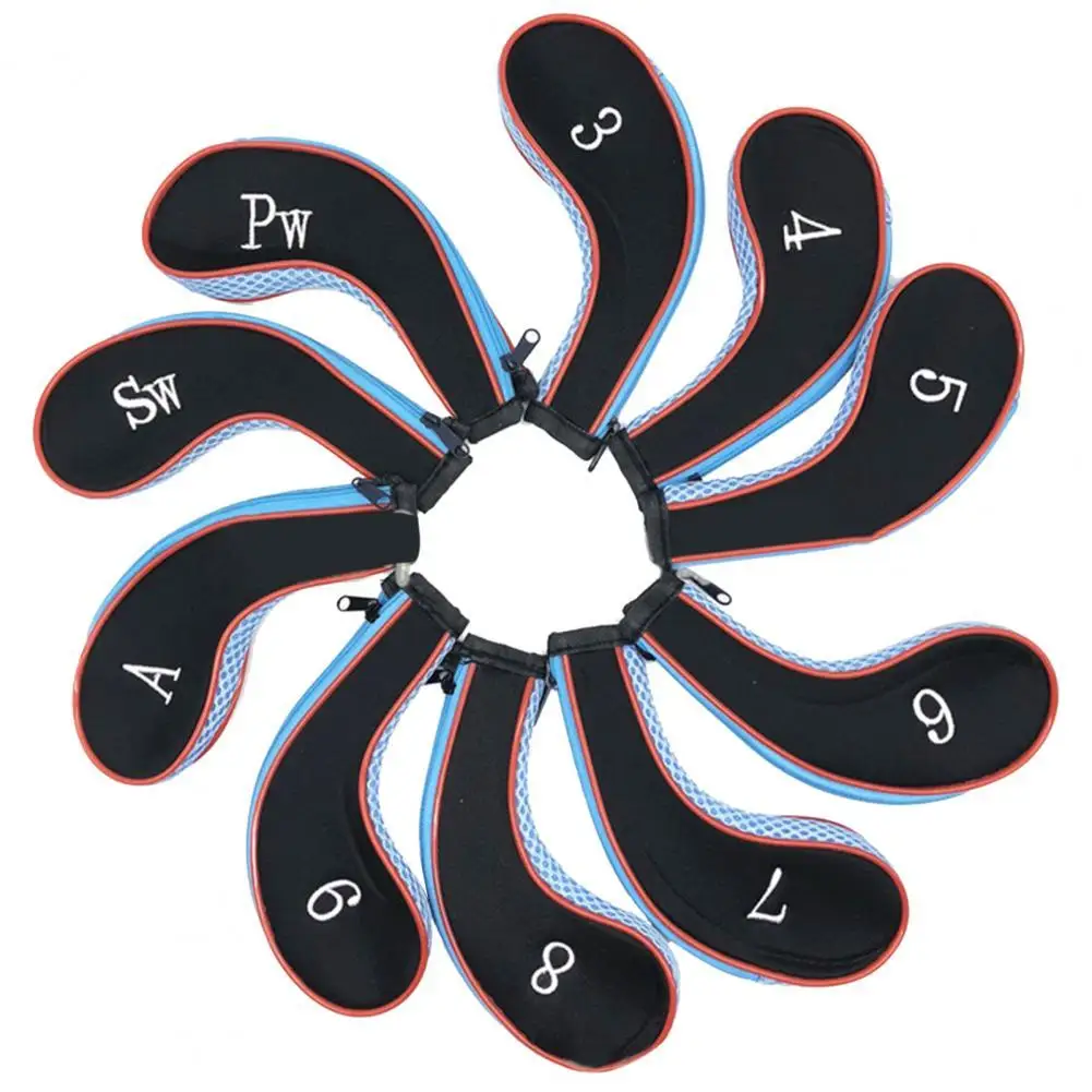 10Pcs/Set Practical Golf Club Head Covers Reliable Protective Club Guard Sleeve Zipper Long Neck Golf Club Protector
10Pcs/Set Practical Golf Club Head Covers Reliable Protective Club Guard Sleeve Zipper Long Neck Golf Club Protector