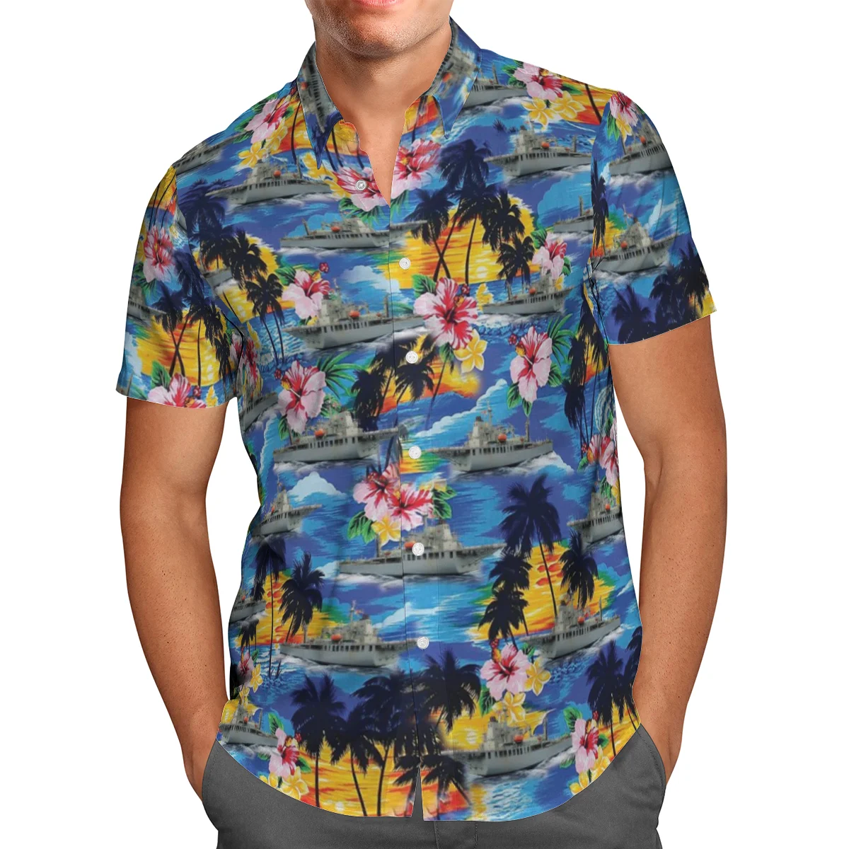 Warship 3D Beach Hawaiian 2021 Summer Shirt Short Sleeve Shirt Streetwear Oversized Breathable Camisa Social Chemise Homme-14
Warship 3D Beach Hawaiian 2021 Summer Shirt Short Sleeve Shirt Streetwear Oversized Breathable Camisa Social Chemise Homme-14