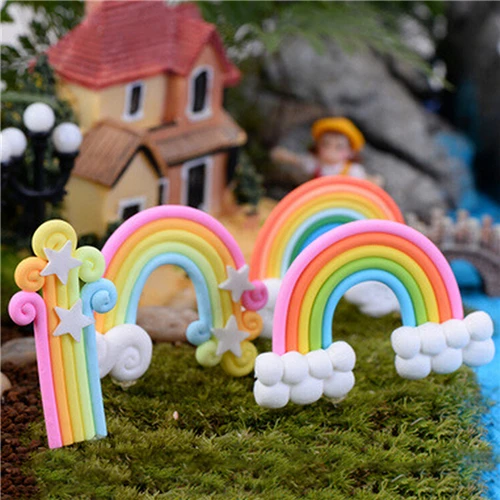 NEW 4Pcs Rainbow Terrarium Figurines Miniature Fairy Garden Miniatures Fairy Figurines Rainbow Garden Decoration Wholesale
NEW 4Pcs Rainbow Terrarium Figurines Miniature Fairy Garden Miniatures Fairy Figurines Rainbow Garden Decoration Wholesale