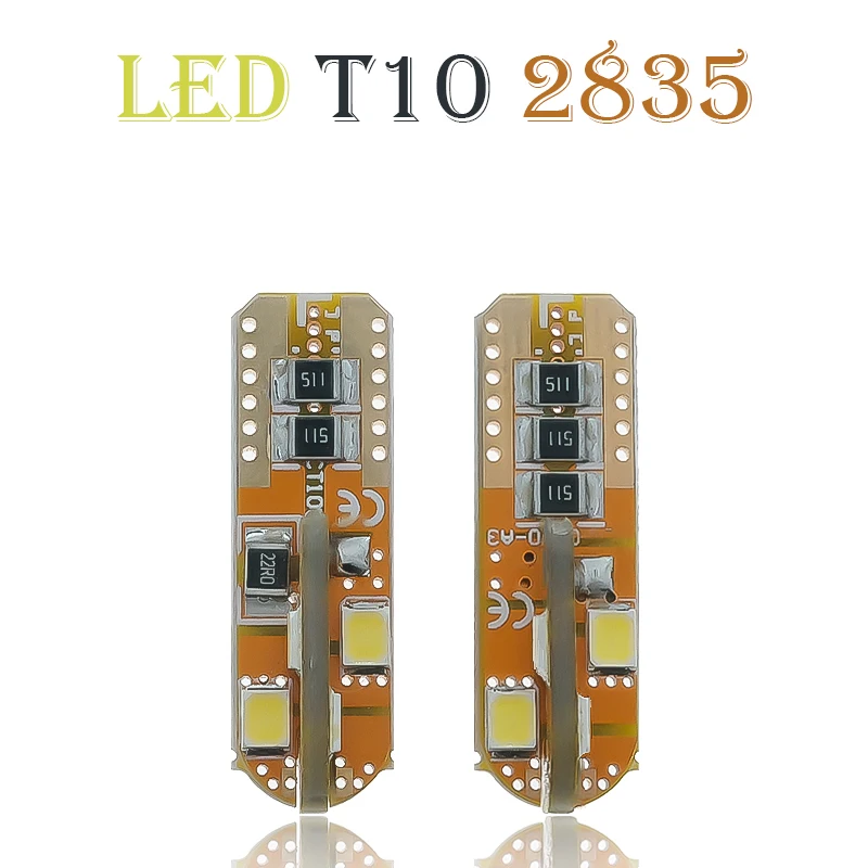 Суперъяркая светодиодсветодиодный лампа T10 100 шт, 2835 А, 8 smd 147, без ошибок, прожектор заливающего света, печатная плата 5 Вт, лампочка с клинови...
Суперъяркая светодиодсветодиодный лампа T10 100 шт, 2835 А, 8 smd 147, без ошибок, прожектор заливающего света, печатная плата 5 Вт, лампочка с клинови...
