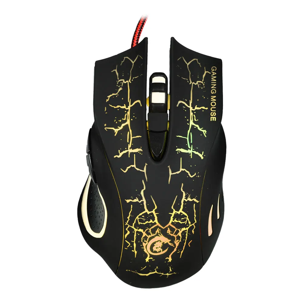 Colorful LED Computer Gaming Mouse Professional Ultra-precise Game For Gamer 2400 DPI USB Wired Mouse Crack Black
Colorful LED Computer Gaming Mouse Professional Ultra-precise Game For Gamer 2400 DPI USB Wired Mouse Crack Black