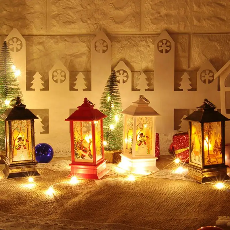 New Christmas Lantern Lamp Santa Snowman Light Merry Christmas Decor Christmas Tree Ornament Xmas Gifts New Year Home Decor
New Christmas Lantern Lamp Santa Snowman Light Merry Christmas Decor Christmas Tree Ornament Xmas Gifts New Year Home Decor