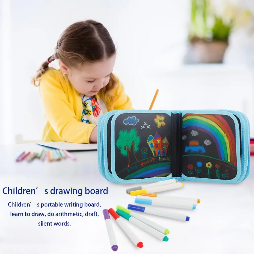 Animal Painting Book Portable Mini Writing Blackboard Erasable Zoo Graffiti Drawing Board Early Learning Education Toys For Kids
Animal Painting Book Portable Mini Writing Blackboard Erasable Zoo Graffiti Drawing Board Early Learning Education Toys For Kids