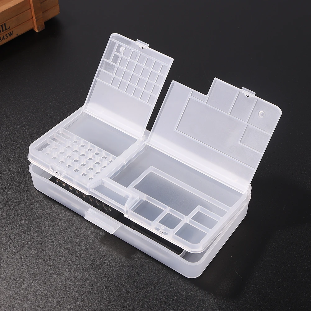 Storage Box for Motherboard IC Chips Component Screws Organizer Container Repair Tools Mobile Phones Accessories Case
Storage Box for Motherboard IC Chips Component Screws Organizer Container Repair Tools Mobile Phones Accessories Case