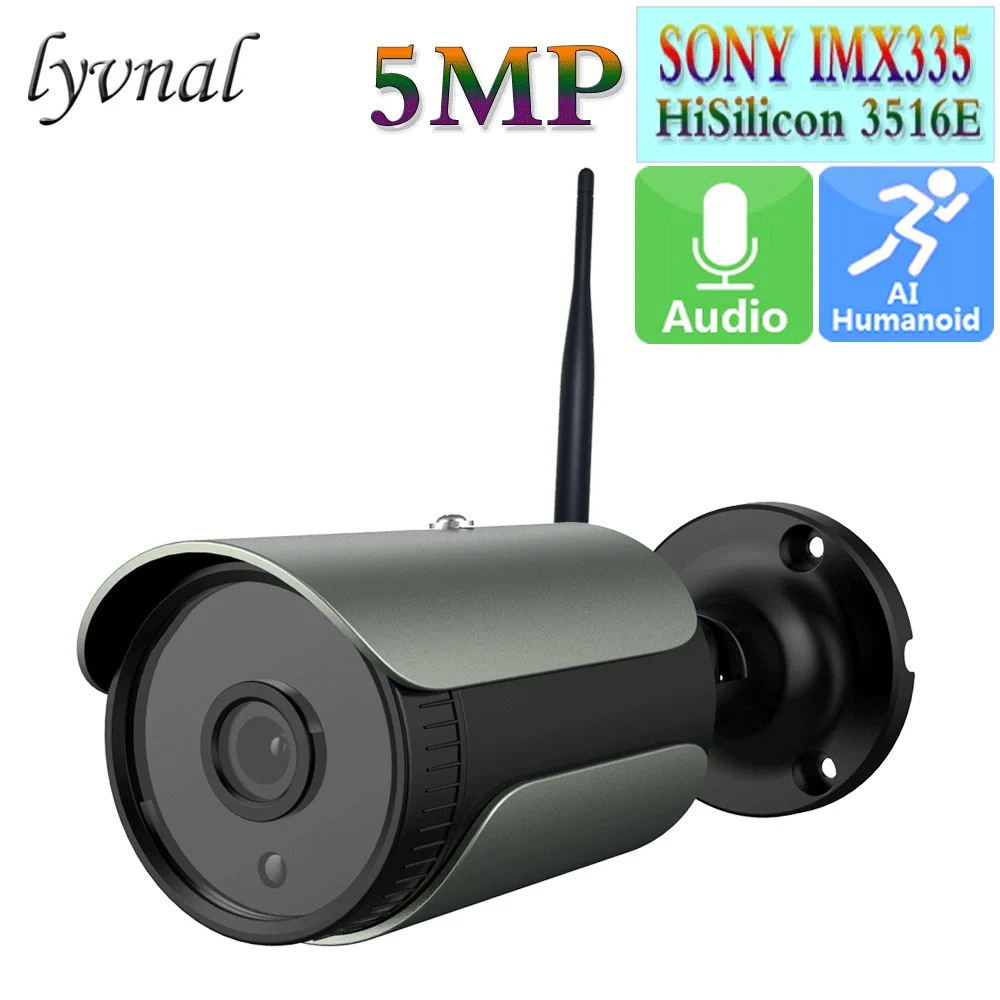 Камера Наружного видеонаблюдения LYVNAL H.265 SONY335 + 3516E, 5 МП, Wi-Fi, 1080P, 2 МП, P2P, Onvif, водонепроницаемая
Камера Наружного видеонаблюдения LYVNAL H.265 SONY335 + 3516E, 5 МП, Wi-Fi, 1080P, 2 МП, P2P, Onvif, водонепроницаемая
