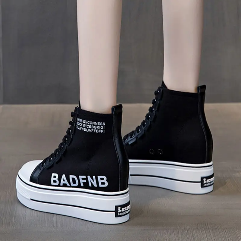 2021 Summer New Cotton High-Top Canvas Shoes Women's Thick Bottom Height Increasing Insole Versatile Casual Board Shoes
2021 Summer New Cotton High-Top Canvas Shoes Women's Thick Bottom Height Increasing Insole Versatile Casual Board Shoes