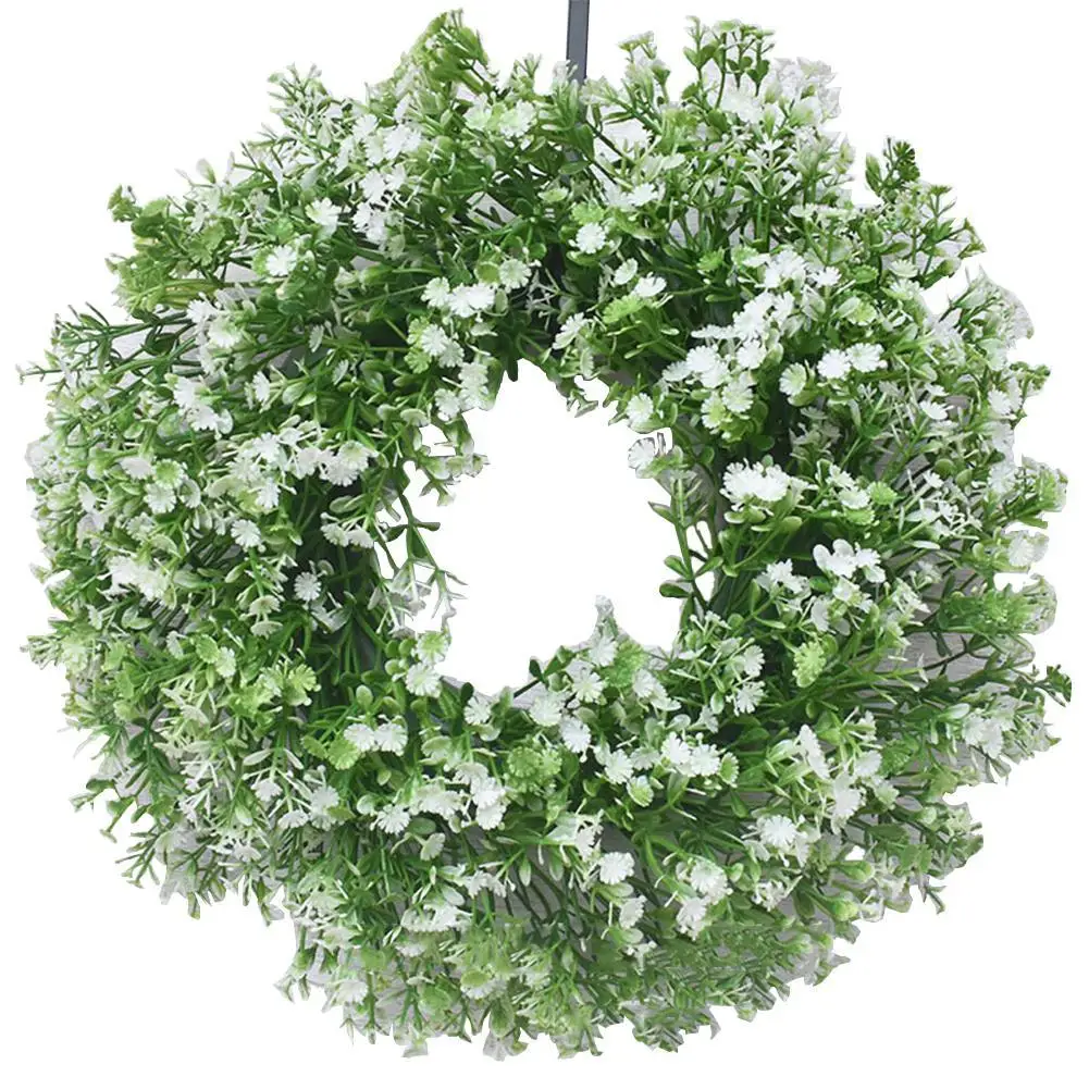 Green Leaves Wreath With Metal Hanger Artificial Wreath With Flowers For Photography Wall Decor
Green Leaves Wreath With Metal Hanger Artificial Wreath With Flowers For Photography Wall Decor