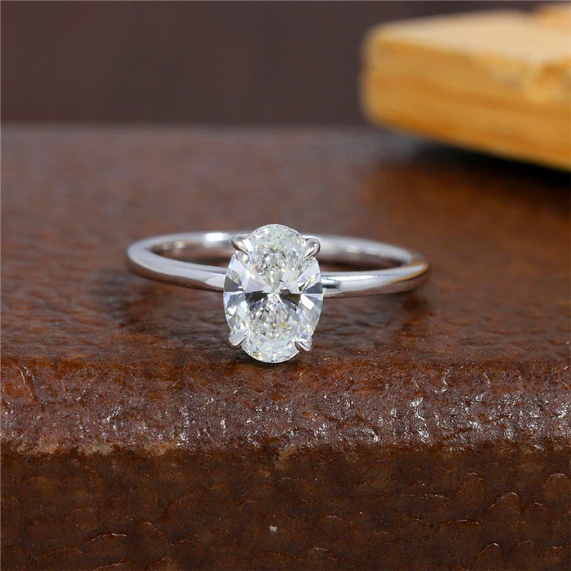 RandH 1.0CT 7*5mm Oval 14K Solid Gold Moissanite With GRA Wedding Solitary Simple Style Ring Engagement For Women Anniverasry
RandH 1.0CT 7*5mm Oval 14K Solid Gold Moissanite With GRA Wedding Solitary Simple Style Ring Engagement For Women Anniverasry