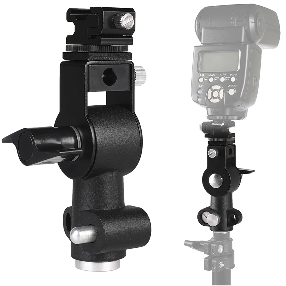Hot Shoe Mount Camera Flash Bracket Umbrella Holder Light Stand for Canon Nikon Sony Speedlight DSLR Photography
Hot Shoe Mount Camera Flash Bracket Umbrella Holder Light Stand for Canon Nikon Sony Speedlight DSLR Photography