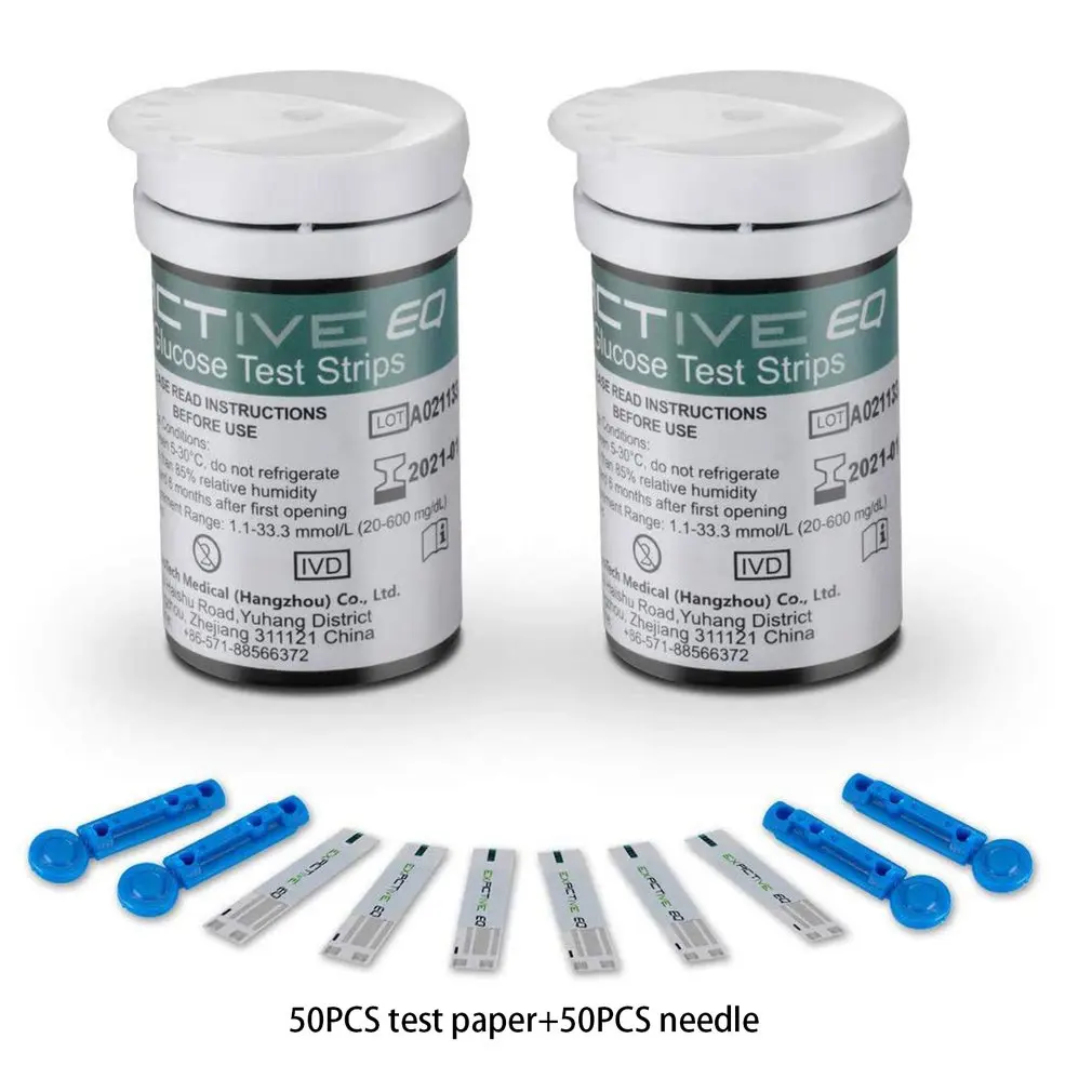 50/100 шт., тест-полоски для измерения уровня сахара в крови
50/100 шт., тест-полоски для измерения уровня сахара в крови