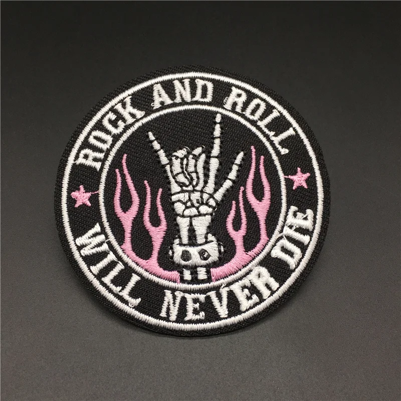 Rock Will Not Die Punk Clothes Patches Embroidery Stripe Applique Badge for Clothing Cute Diy Decoration Iron on Sticker
Rock Will Not Die Punk Clothes Patches Embroidery Stripe Applique Badge for Clothing Cute Diy Decoration Iron on Sticker