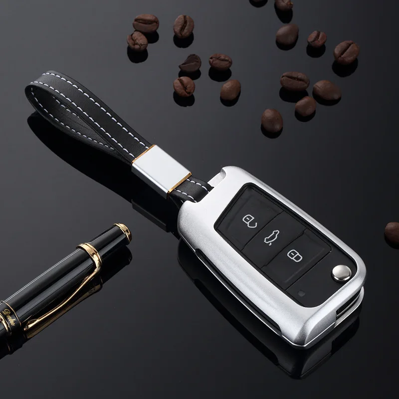 Hollow Aluminum Alloy Key Remote Cover Cases Fob Shell Frame For VW MK7 Volkswagen Golf 7 Skoda 3 Buttons Folding Keys
Hollow Aluminum Alloy Key Remote Cover Cases Fob Shell Frame For VW MK7 Volkswagen Golf 7 Skoda 3 Buttons Folding Keys