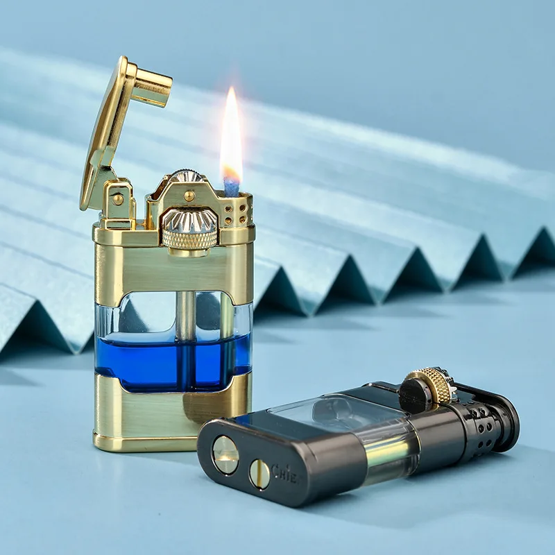 CN(Origin) Transparent Oil Tank Kerosene Lighter Machinery Retro Gear Lighter Fashion Casual Lighter Men's Gadgets
CN(Origin) Transparent Oil Tank Kerosene Lighter Machinery Retro Gear Lighter Fashion Casual Lighter Men's Gadgets