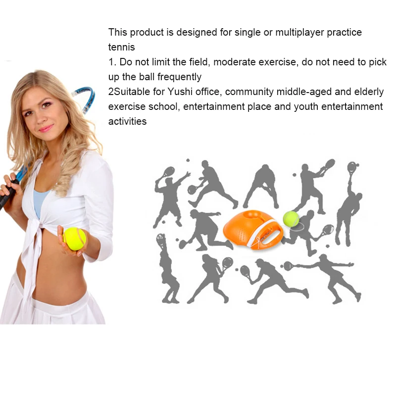 High Quality Tennis Trainer Rebound Ball Tennis Trainer Self-Study Practice Training Tool for Kids Player N66 
High Quality Tennis Trainer Rebound Ball Tennis Trainer Self-Study Practice Training Tool for Kids Player N66