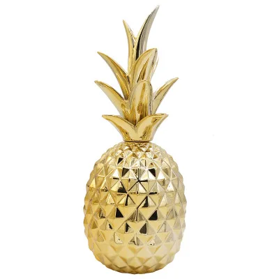 Nordic simple and light luxury ceramic pineapple golden creative home living room mysterious soft decoration ornaments 30*10cm
Nordic simple and light luxury ceramic pineapple golden creative home living room mysterious soft decoration ornaments 30*10cm