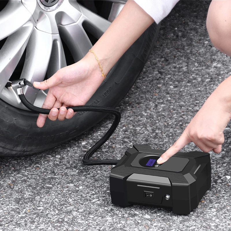 120W Car Air Compressor small and portable electric air pump 12V tire inflator for Car Motorcycle Bicycles LED Light Tire Pump
120W Car Air Compressor small and portable electric air pump 12V tire inflator for Car Motorcycle Bicycles LED Light Tire Pump