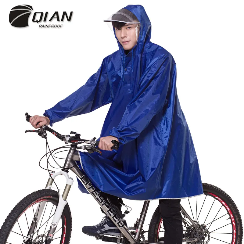QIAN Men/Women Impermeable Raincoat Electromobile/Bicycle Sleeved Rain Poncho Thick Visable Transparent Hood Rain Gear Rain Coat
QIAN Men/Women Impermeable Raincoat Electromobile/Bicycle Sleeved Rain Poncho Thick Visable Transparent Hood Rain Gear Rain Coat