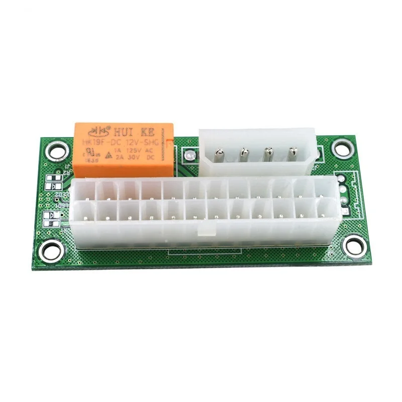 New Dual PSU Power Supply Sync Adapter Add2psu ATX 24Pin To 4pin Molex Synchronous Connector Riser Cable Miner Mining Cable Card
New Dual PSU Power Supply Sync Adapter Add2psu ATX 24Pin To 4pin Molex Synchronous Connector Riser Cable Miner Mining Cable Card