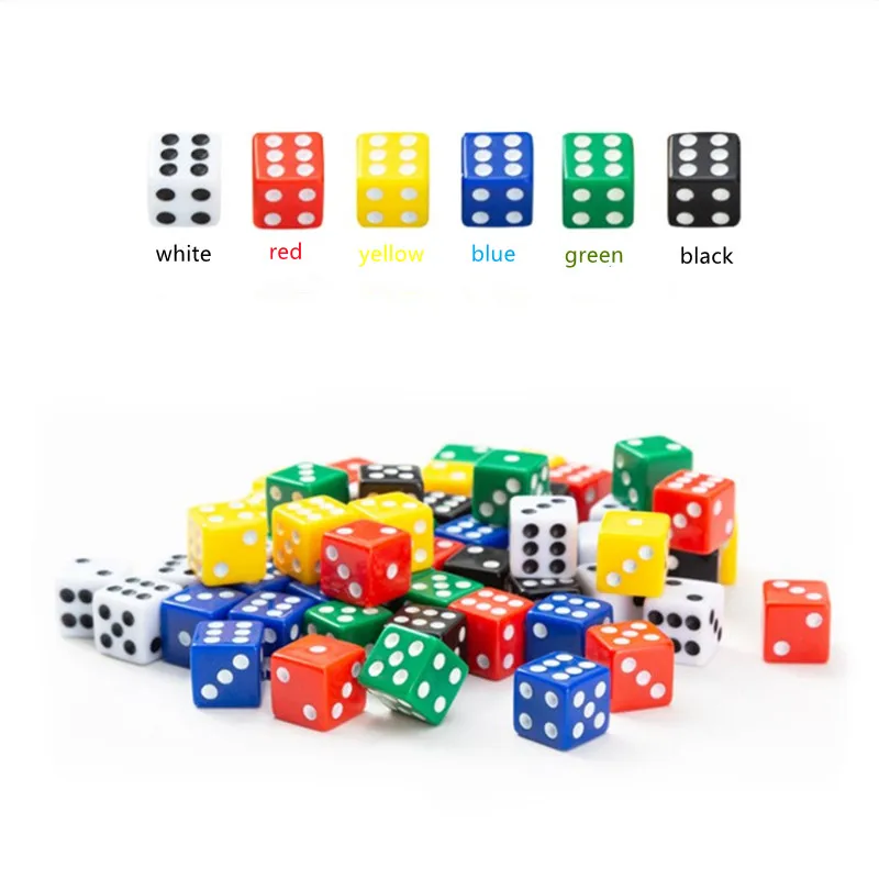 10/50Pcs Dices 8mm 16mm Plastic Gaming Dice Cubes Standard Six Side Decider Parties Board Game Dados Dobbelstenen dnd dice
10/50Pcs Dices 8mm 16mm Plastic Gaming Dice Cubes Standard Six Side Decider Parties Board Game Dados Dobbelstenen dnd dice