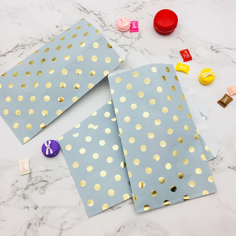 150pcs Gray with Foil Gold Polka Dot Paper Bag Cake Dessert Home Party Candy Snack Treat Bags Kid Birthday Baby Shower Decor Bag
150pcs Gray with Foil Gold Polka Dot Paper Bag Cake Dessert Home Party Candy Snack Treat Bags Kid Birthday Baby Shower Decor Bag