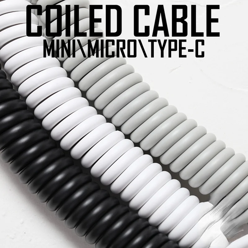 Спиральный кабель механическая клавиатура GH60 USB V2 кабель Mini Micro Type C USB порт для набора покера 2 Xd64 Xd75 Xd96
Спиральный кабель механическая клавиатура GH60 USB V2 кабель Mini Micro Type C USB порт для набора покера 2 Xd64 Xd75 Xd96