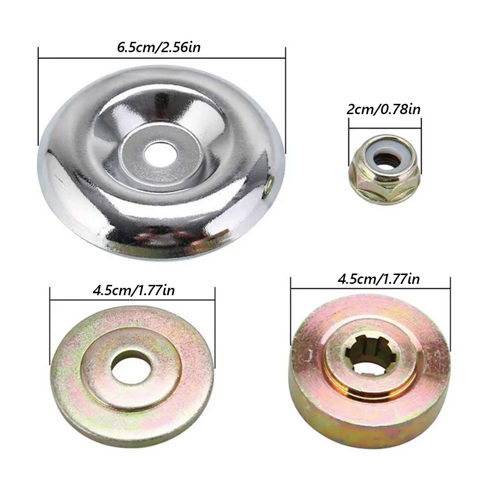 13pcs Weed Lawnmower Blade Adapter Kit Weed Grass Blade Adapter Include Thrust Washer Rider Plate Collar Nut Garden Repair Tools
13pcs Weed Lawnmower Blade Adapter Kit Weed Grass Blade Adapter Include Thrust Washer Rider Plate Collar Nut Garden Repair Tools