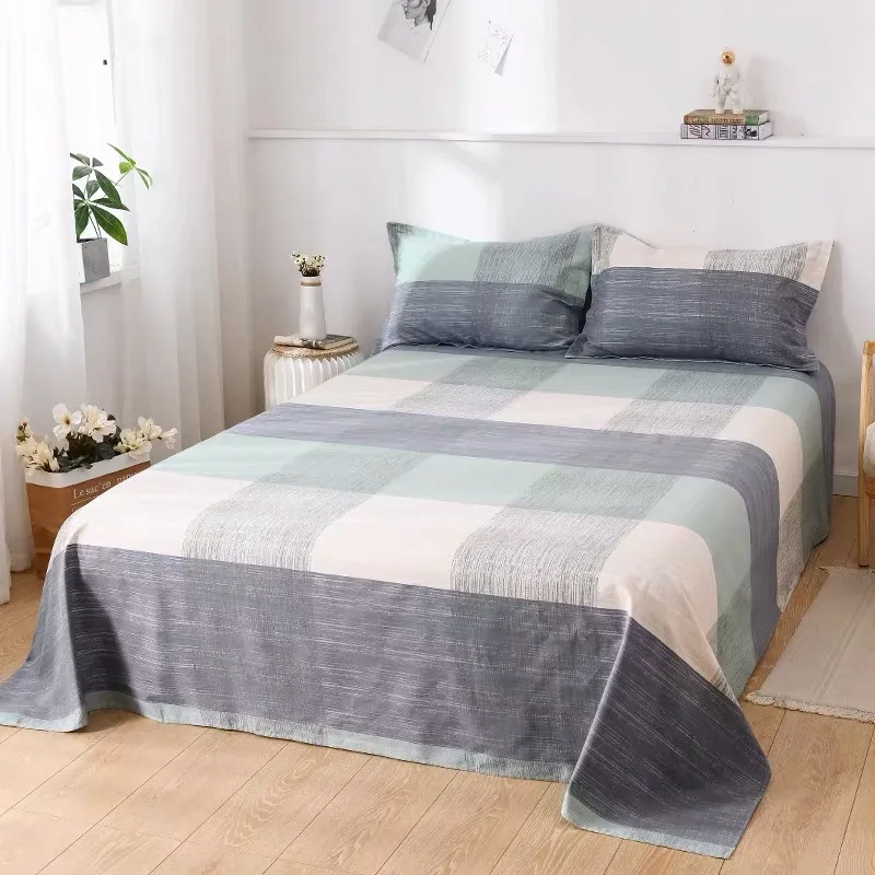 1pc 12 Colors Plaids Striped Flat Sheet Full Cotton Bed Cover Eco Printed Sheets Twin Full Queen King Without Pillowcases
1pc 12 Colors Plaids Striped Flat Sheet Full Cotton Bed Cover Eco Printed Sheets Twin Full Queen King Without Pillowcases