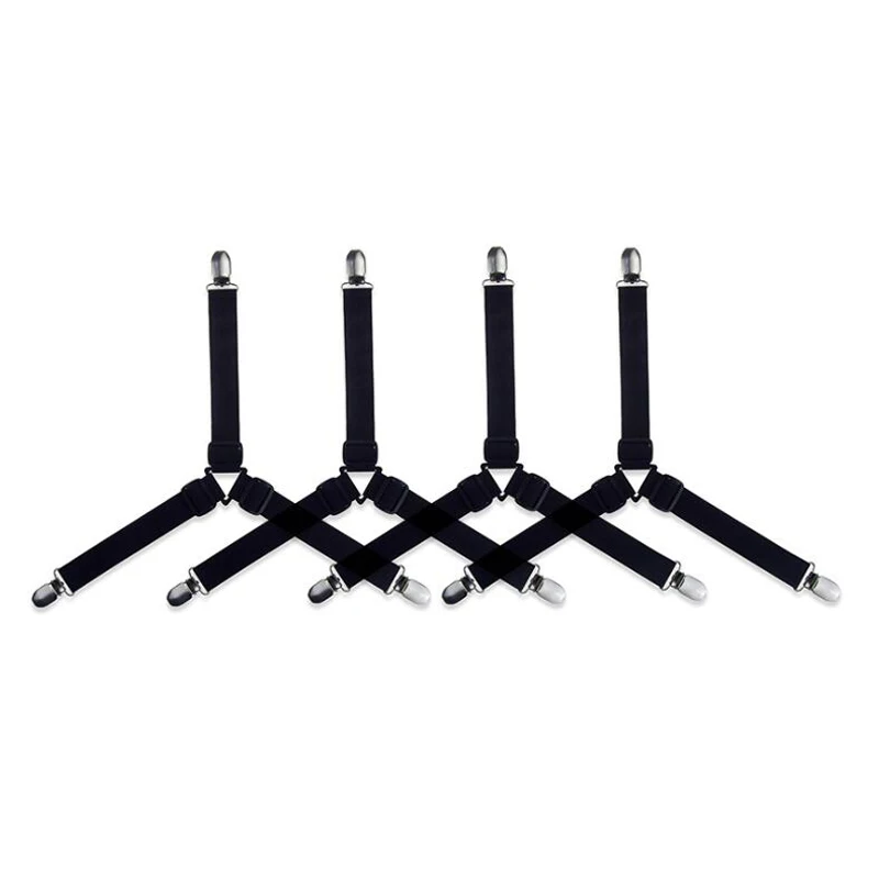 4PCS Adjustable Elastic Mattress Cover Corner Holder Clip Bed Sheet Fasteners Straps Grippers Suspender Cord Hook Loop Clasp
4PCS Adjustable Elastic Mattress Cover Corner Holder Clip Bed Sheet Fasteners Straps Grippers Suspender Cord Hook Loop Clasp