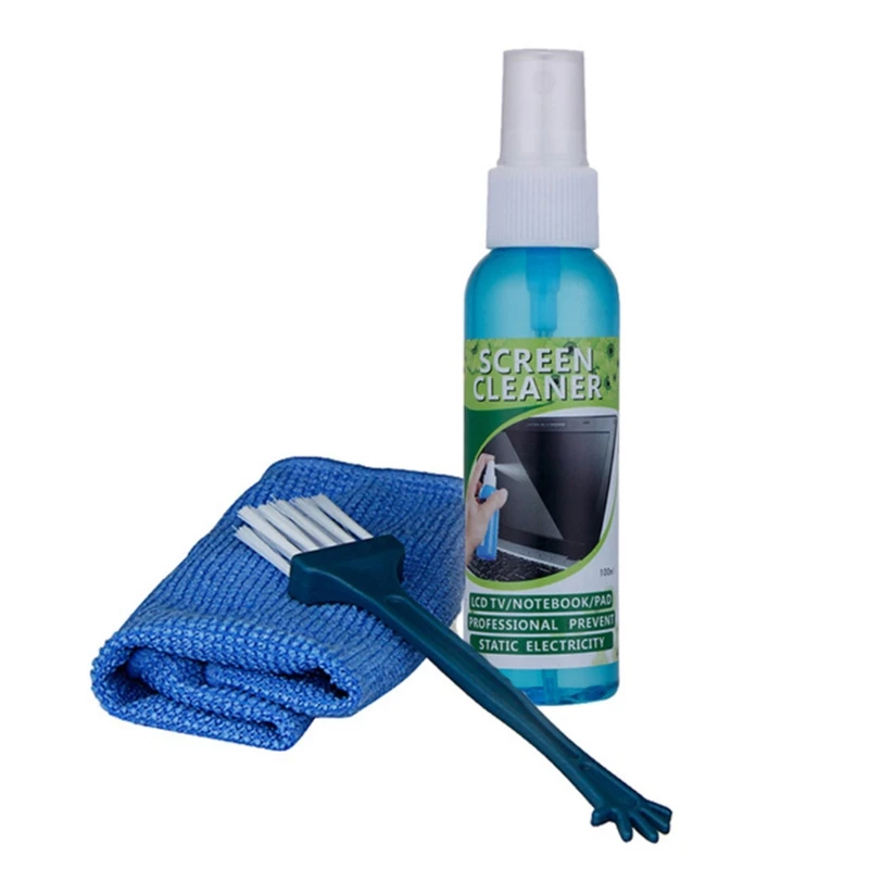 2022 New 1 Set Brush Cloth Liquid High Qulity Screen Cleaning Kit for LCD TV Tablet Phone
2022 New 1 Set Brush Cloth Liquid High Qulity Screen Cleaning Kit for LCD TV Tablet Phone