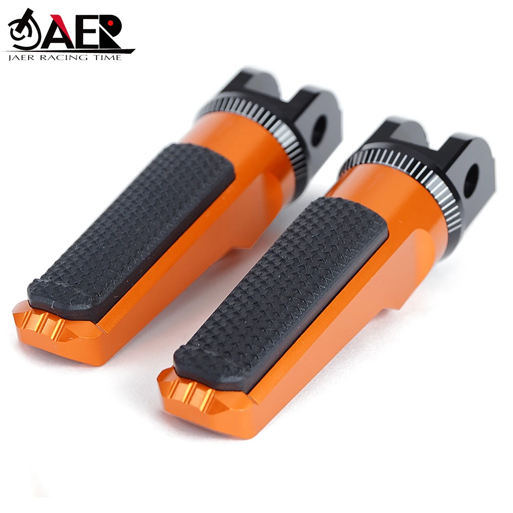 

CNC Front Rider Foot Pegs Pedals Footrests for Aprilia Shiver 750 900 for K/TM 125 200 390 Duke Duke125 Duke200 Duke390