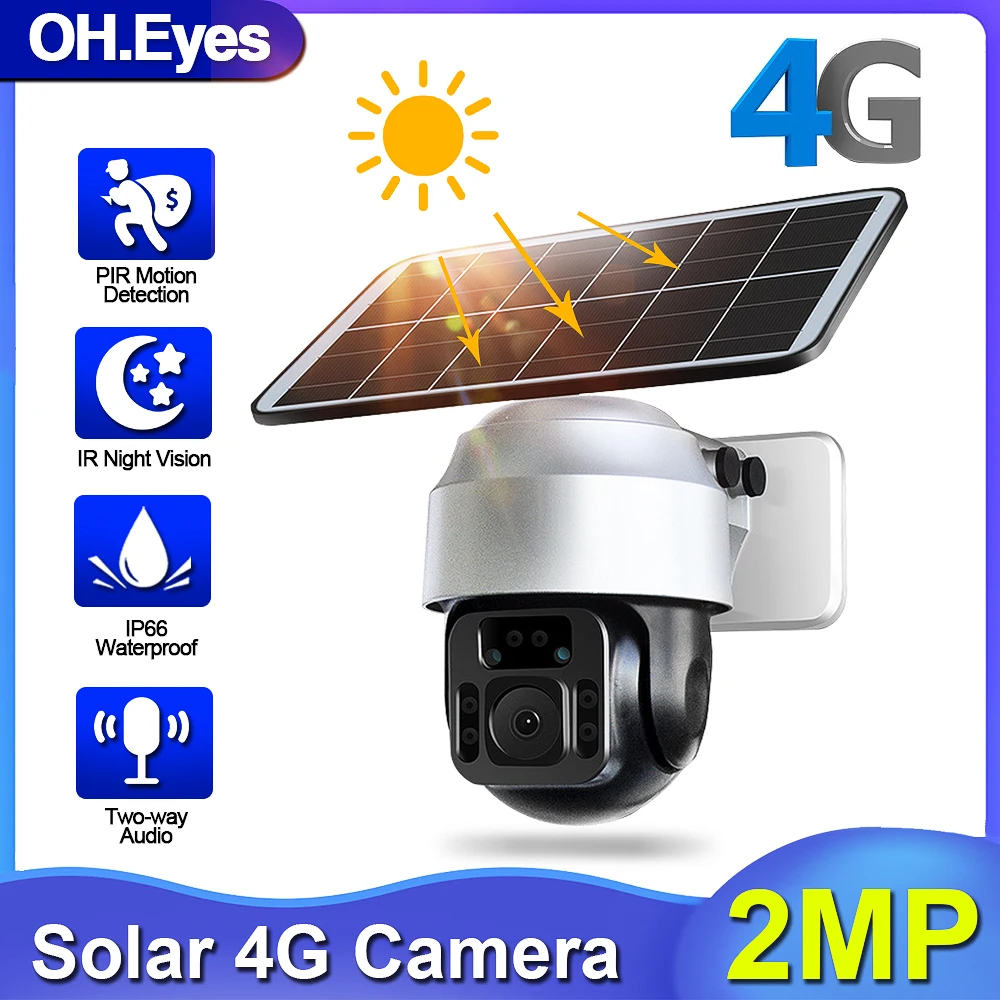 OH.eyes Camera 4G Sim Card Video Surveillance IP Camera 4G 1080P CCTV Outdoor Battery Security Camera Wireless Street Video Cam
OH.eyes Camera 4G Sim Card Video Surveillance IP Camera 4G 1080P CCTV Outdoor Battery Security Camera Wireless Street Video Cam