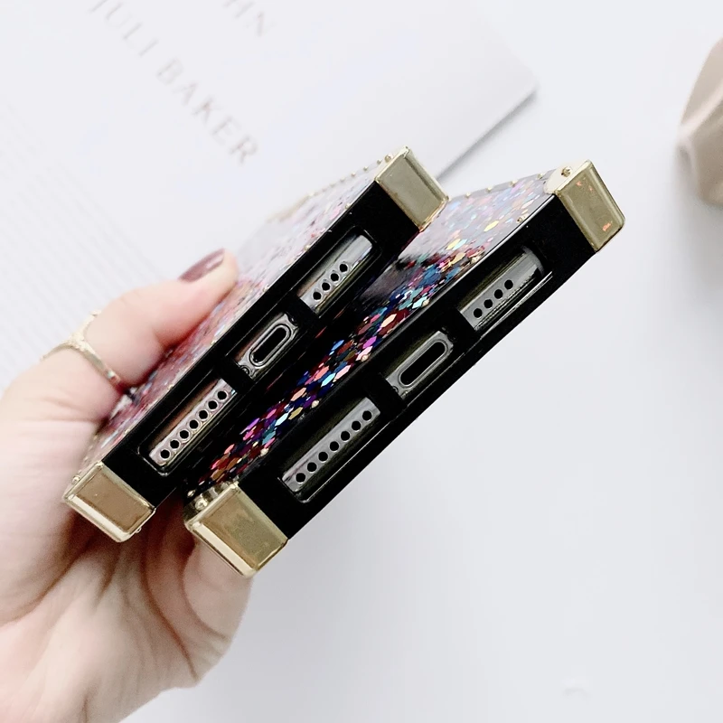 Luxury Square Color Glitter Sequins Phone Case For iPhone 12Pro MAX Case XS MAX 11 XR X 7 8 Plus Bling Shining Conch Soft Cover
Luxury Square Color Glitter Sequins Phone Case For iPhone 12Pro MAX Case XS MAX 11 XR X 7 8 Plus Bling Shining Conch Soft Cover