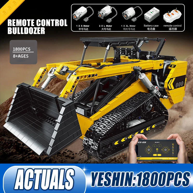 Yeshin 22007 APP RC погрузчик с бортовым поворотом, строительный блок, сборка кирпичей, моторизованный высокотехнологичный автомобиль, игрушки для ...
Yeshin 22007 APP RC погрузчик с бортовым поворотом, строительный блок, сборка кирпичей, моторизованный высокотехнологичный автомобиль, игрушки для ...
