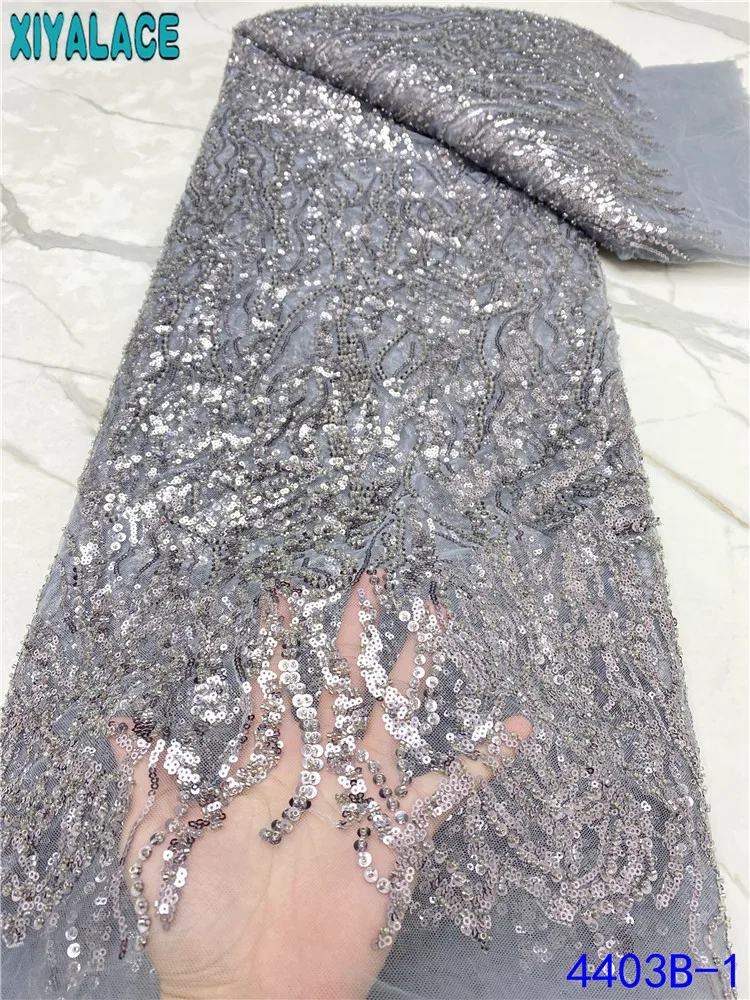 Latest Bridal Lace Fabric 2021 Beaded Lace Fabric Sequins Net Laces French Lace Fabric for Nigerian Wedding Dress KS4403B
Latest Bridal Lace Fabric 2021 Beaded Lace Fabric Sequins Net Laces French Lace Fabric for Nigerian Wedding Dress KS4403B