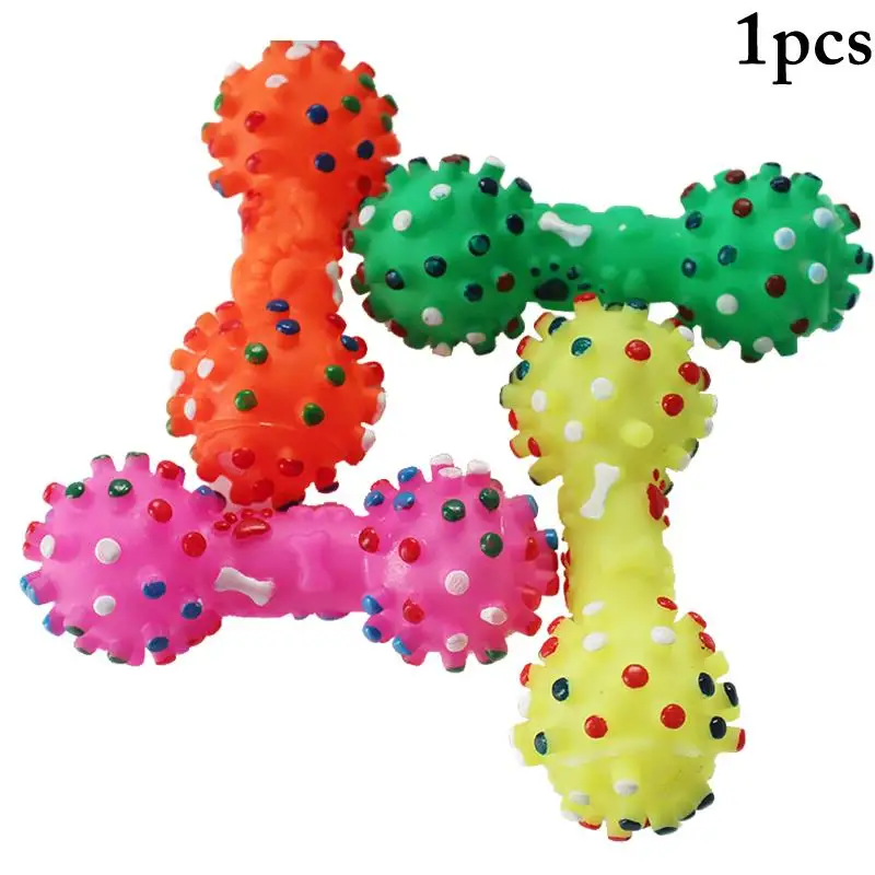 1pcs Hot Sale Durable Dog Chew Toys Rubber Bone Dumbbell Shaped Dog Toy For Training Colorful Dogs Accessories Random Color
1pcs Hot Sale Durable Dog Chew Toys Rubber Bone Dumbbell Shaped Dog Toy For Training Colorful Dogs Accessories Random Color