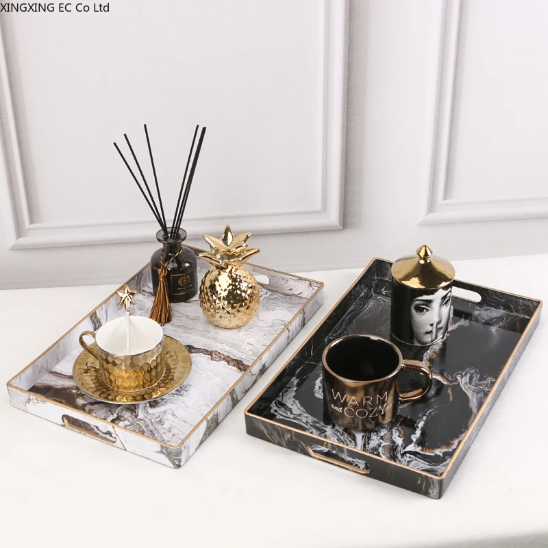 Marble Pattern Rectangular Tea Cup Plastic Fruit Tray European and American Cosmetics Jewelry Decoration Storage Display Tray
Marble Pattern Rectangular Tea Cup Plastic Fruit Tray European and American Cosmetics Jewelry Decoration Storage Display Tray