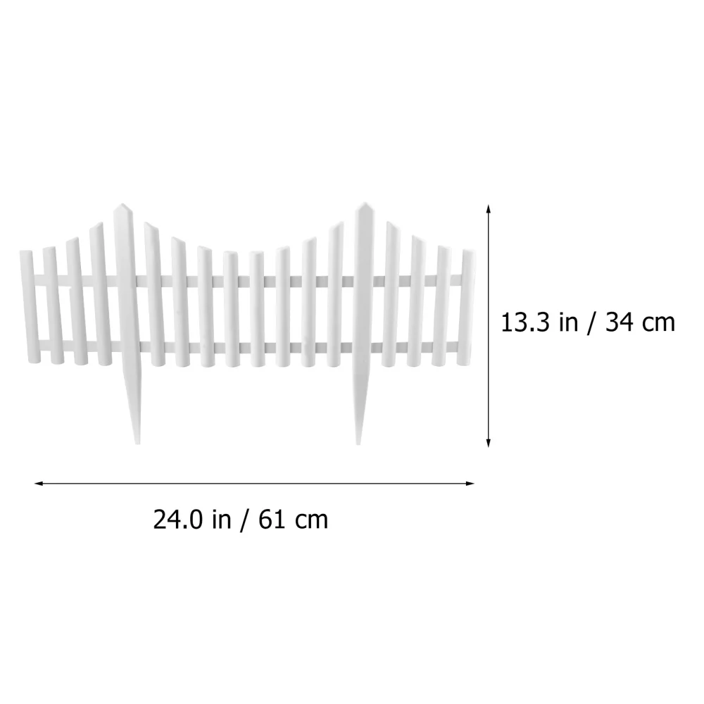 5pcs Courtyard Indoor or Outdoor Garden Fence Kindergarten Flower Garden Vegetable Small Fence Christmas Decoration(61x33cm)
5pcs Courtyard Indoor or Outdoor Garden Fence Kindergarten Flower Garden Vegetable Small Fence Christmas Decoration(61x33cm)