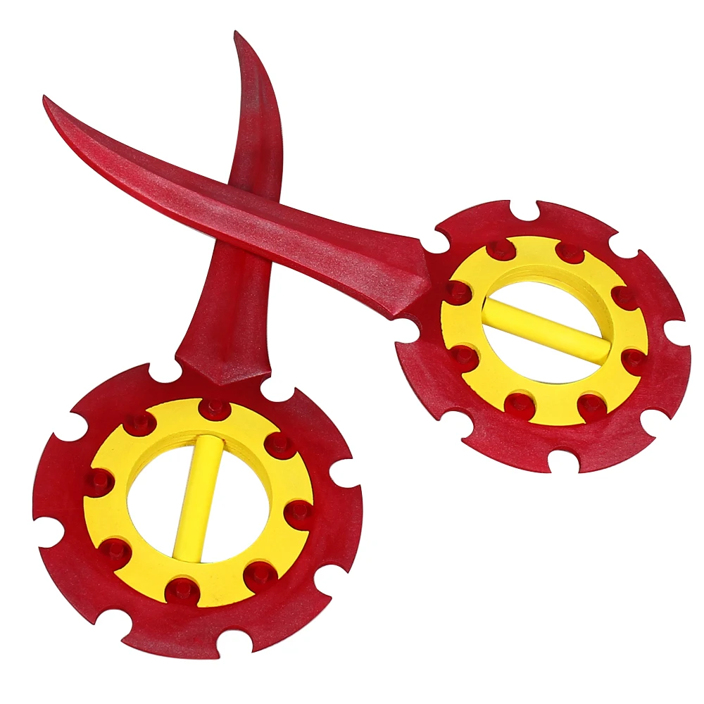 Final Fantasy Cosplay Prop Rikku Twin Knives for Halloween Carnival Party Events non-destructive can pass security
Final Fantasy Cosplay Prop Rikku Twin Knives for Halloween Carnival Party Events non-destructive can pass security