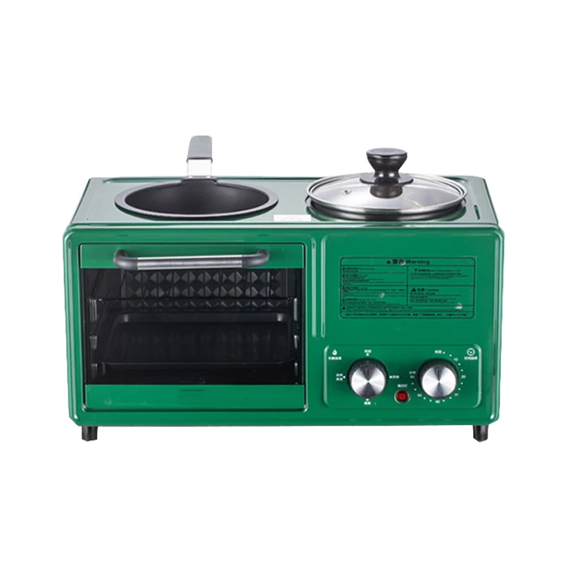 FullyAutomatic Breakfast Machine Small Electric Oven Deep-Fried And Steamed Four-In-One Non-Stick Frying Pan Breakfast Machine 
FullyAutomatic Breakfast Machine Small Electric Oven Deep-Fried And Steamed Four-In-One Non-Stick Frying Pan Breakfast Machine
