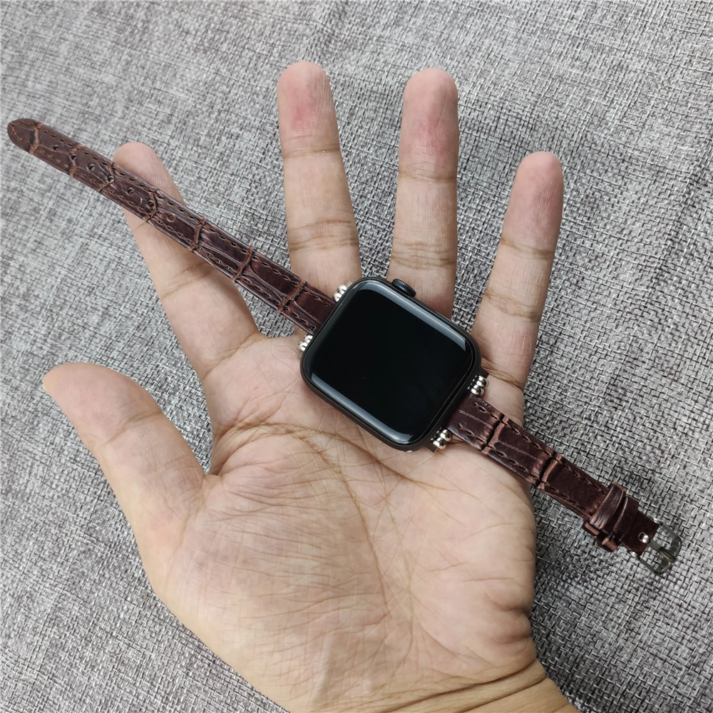 Ремешок для apple watch SE 6 5 4 40 мм 44 3 38 42 | Наручные часы