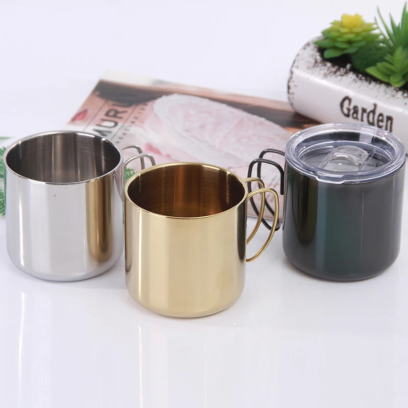 1Pc Stainless Steel With Handle Simple Coffee Beer Mugs Mark Water Glass Customized Cup Creative Gifts for Home Office Wholesale
1Pc Stainless Steel With Handle Simple Coffee Beer Mugs Mark Water Glass Customized Cup Creative Gifts for Home Office Wholesale
