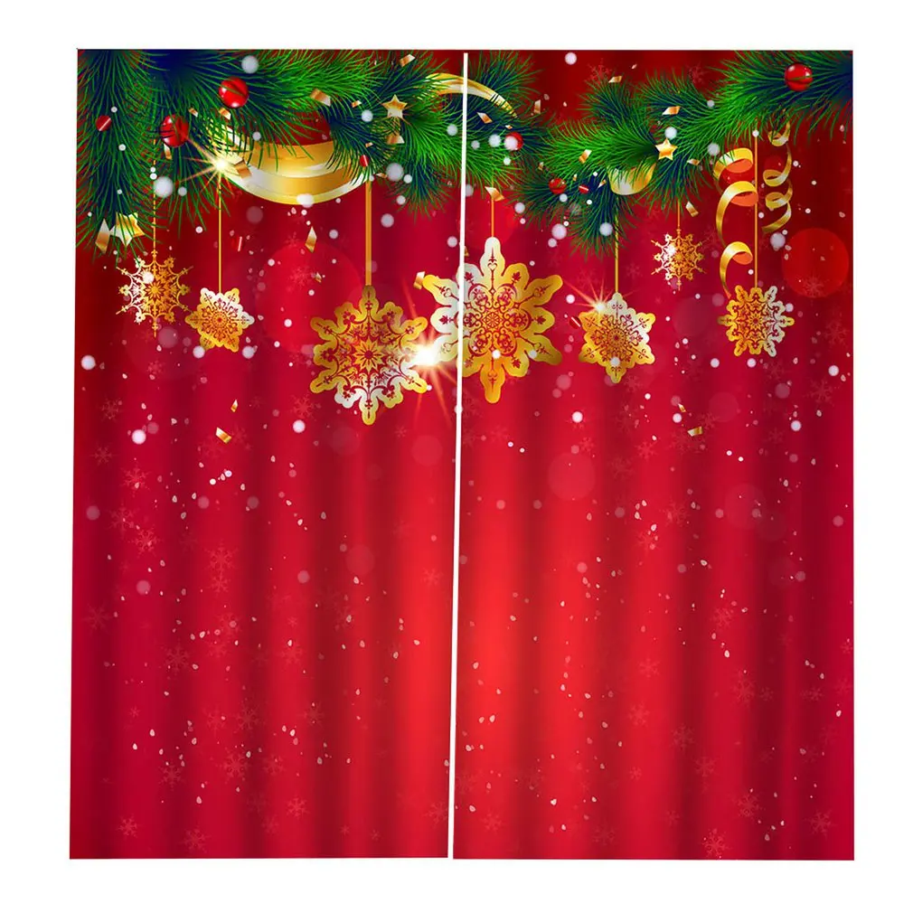 Christmas Decoration Full Blackout Hook Print Curtain Bedroom Decorative Curtain Butterfly Wind Chimes Christmas Snowflake
Christmas Decoration Full Blackout Hook Print Curtain Bedroom Decorative Curtain Butterfly Wind Chimes Christmas Snowflake