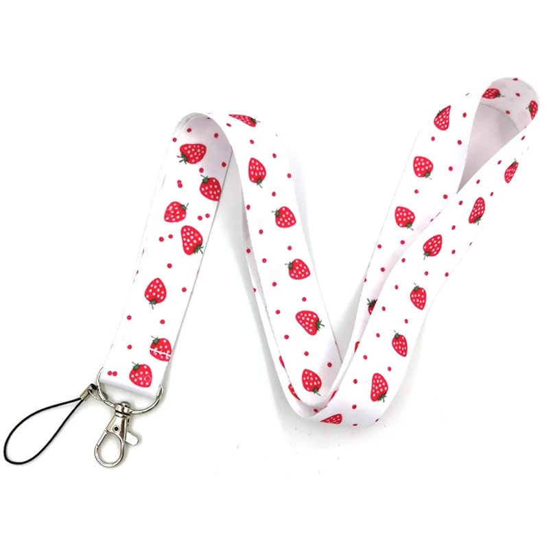 Cartoon Fruits Strawberry Neck Strap Keychain Lanyard For Keys ID Card Badge Holder Webbing Ribbon DIY Hang Rope Decor Kids Gift
Cartoon Fruits Strawberry Neck Strap Keychain Lanyard For Keys ID Card Badge Holder Webbing Ribbon DIY Hang Rope Decor Kids Gift