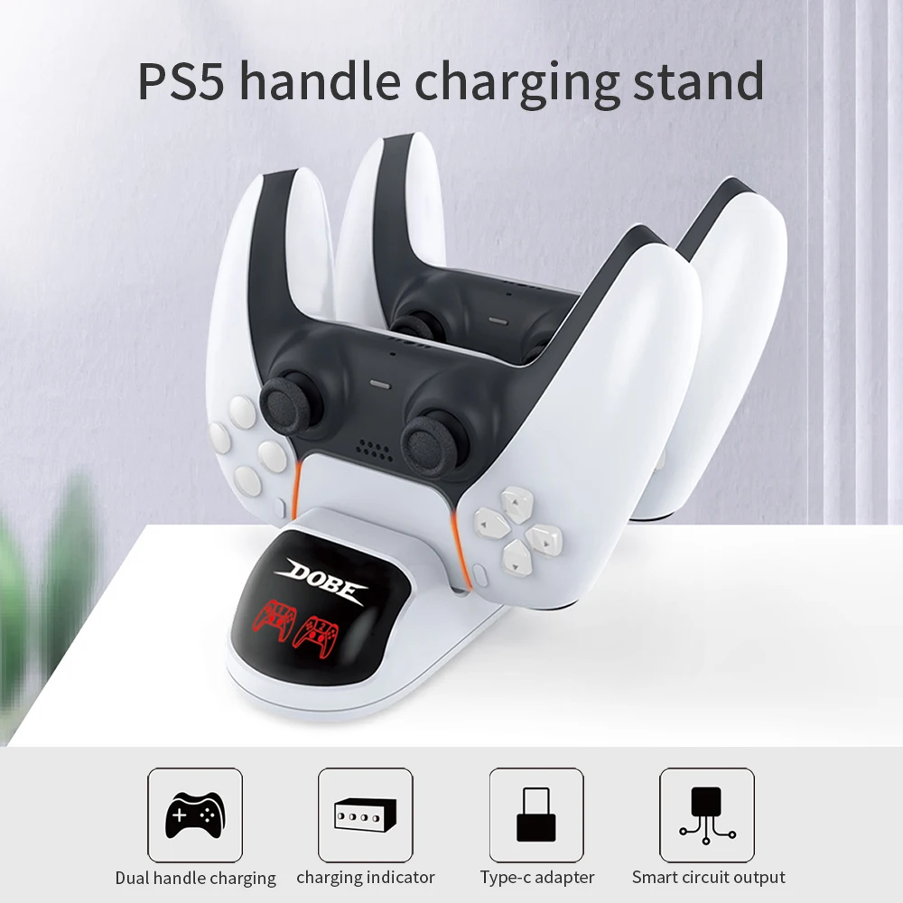 Charger for PS5 DualSense Controller Auarte Charging Station for PS5 PS 5 Wireless Controllers Dual USB Fast Charger
Charger for PS5 DualSense Controller Auarte Charging Station for PS5 PS 5 Wireless Controllers Dual USB Fast Charger