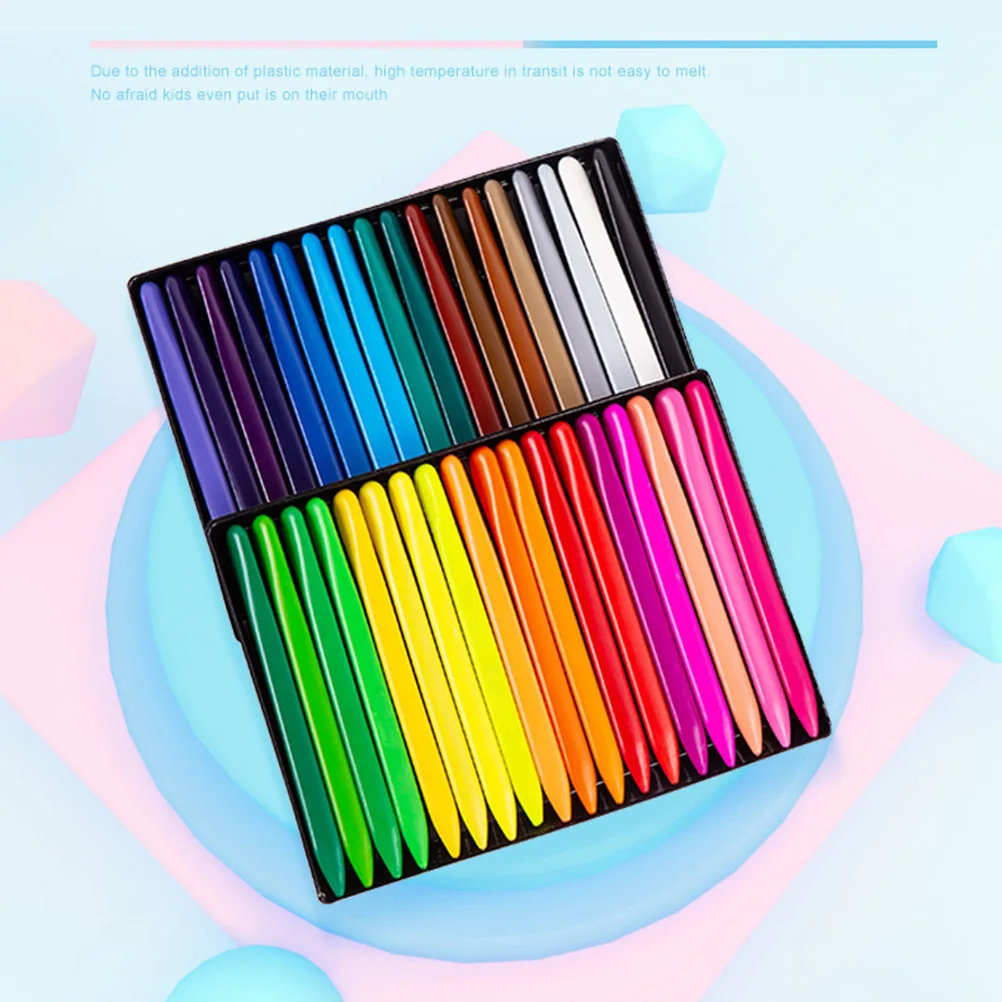 36 Colors Triangle Crayons Creative Washable And Non Toxic Children Painting Wax Crayons Drawing Toys
36 Colors Triangle Crayons Creative Washable And Non Toxic Children Painting Wax Crayons Drawing Toys