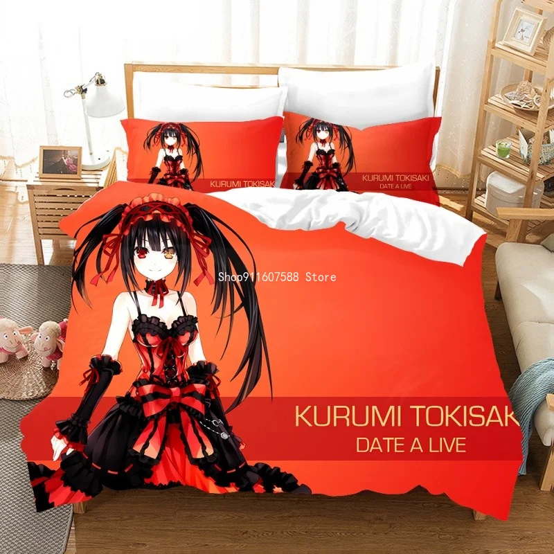 DATE A LIVE Bedding Set Anime Cartoon Printing Duvet Cover Luxury Kids Colorful Bed Quilt Twin Full Size 2/3 Piece New Bedspread
DATE A LIVE Bedding Set Anime Cartoon Printing Duvet Cover Luxury Kids Colorful Bed Quilt Twin Full Size 2/3 Piece New Bedspread